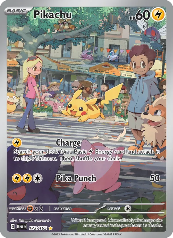 Pikachu 173/165 · Pokémon 151